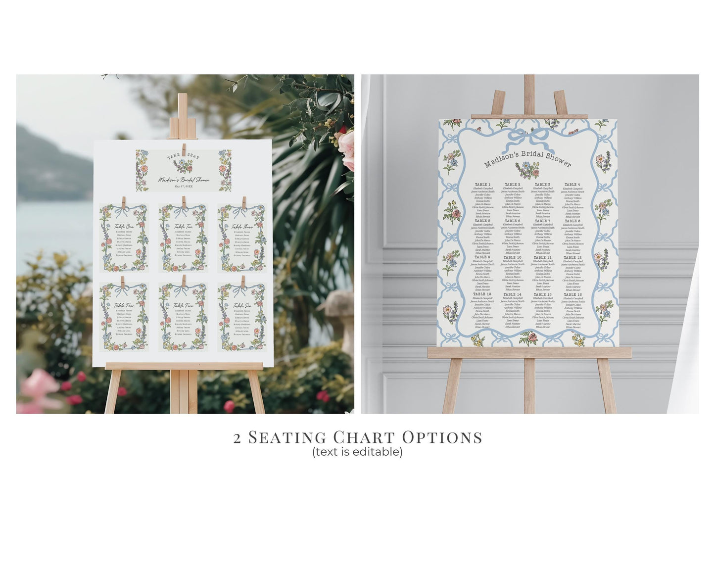 Spring Garden Party Birthday Bundle Template, Pastel Floral Birthday Party for Girl, Coquette Summer Little Wildflower Bouquet Doodle WP1057