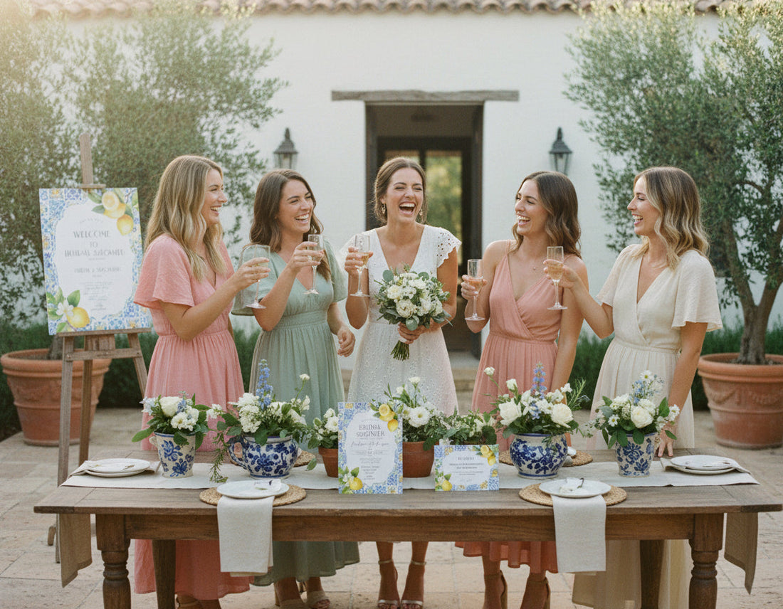 Amalfi Coast Bridal Shower Ideas: Mediterranean Elegance for Her Last Celebration