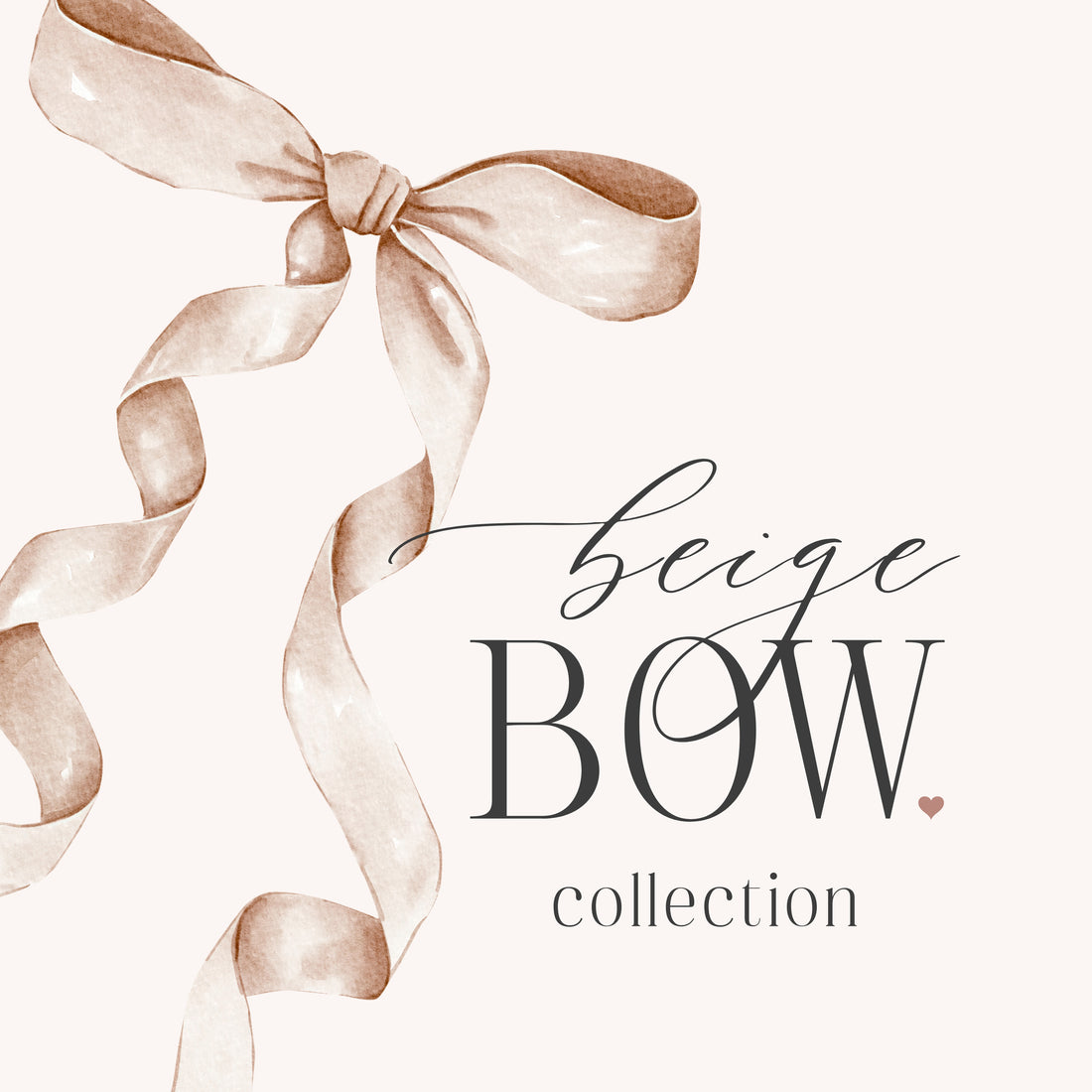  Beige Bow