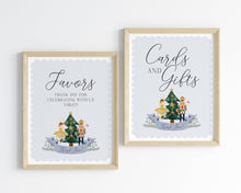  Blue Nutcracker Cards & Gifts Sign and Favors Sign Printable