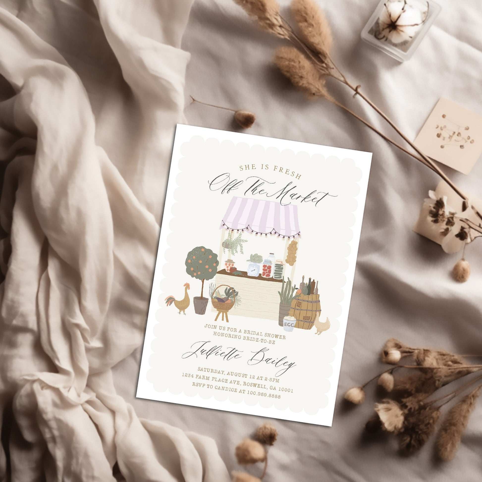 Pink Farmers Market Bridal Shower Invitation Printable Template Wilde Peach Party Pink Farmers Market Bridal Shower Invitation Printable Template Wilde Peach Party
