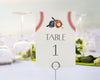 Baseball Banquet Table Number Printable Template, Little Rookie Theme Boy Birthday Party, Little Slugger Baby Shower for Grand Slam Party