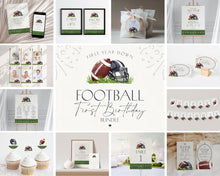  Football First Year Down Birthday Bundle Template, Little All-Star Theme 1st Birthday for Boy, Little Rookie Party for Homer Birthday Decor