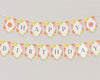 Citrus Floral Happy Birthday Banner Printable Template, Little Cutie Coastal Party Decor for Summer Tropical Birthday Party Decor