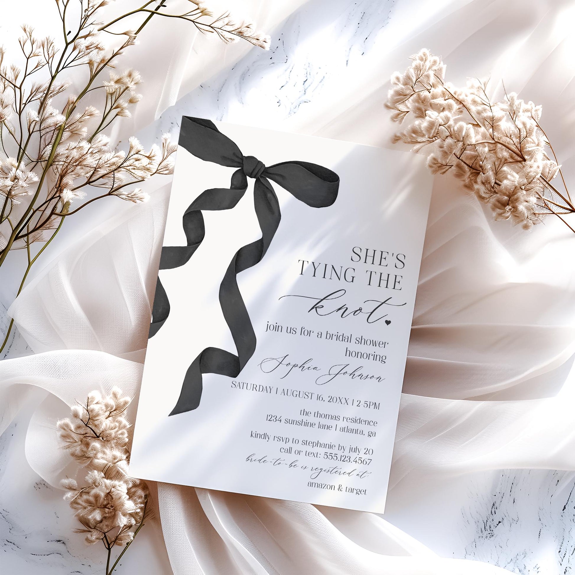 little black dress bridal shower invitations Little Black Dress Invitation Bridal Shower