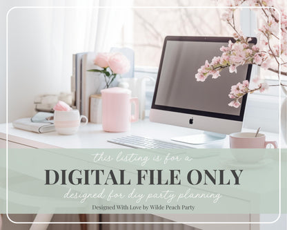 Classic Rocking Horse Time Capsule Template, Pink Tartan Plaid First Birthday Party, Old Money Timeless Bday Celebration WP1088