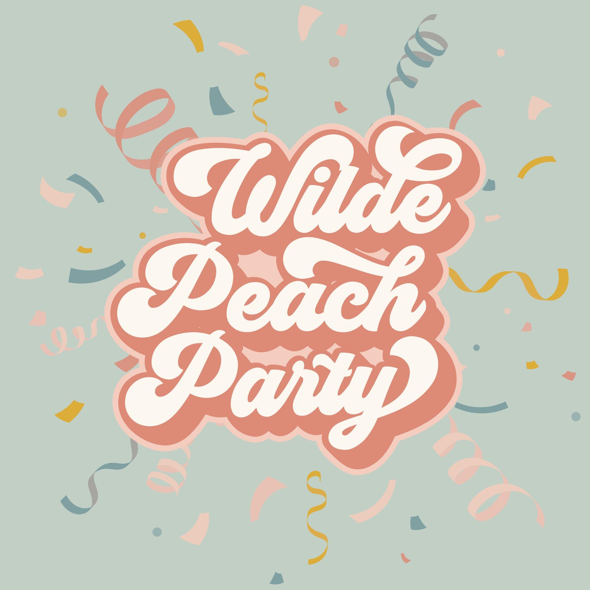 a poster with the words wild beach party