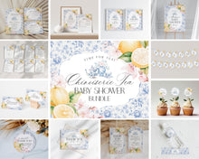  Blue Chinoiserie Tea Baby Shower Printable Bundle, Victorian High Tea Party Baby Brunch Sprinkle Blue Willow English Garden Party Blue Toile