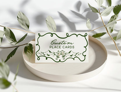 Last Toast on the Slopes Place Cards Template, Final Toast Aspen Ski Bach Winter Ski Resort Girls Trip Park City Vail Before The Veil WP1014