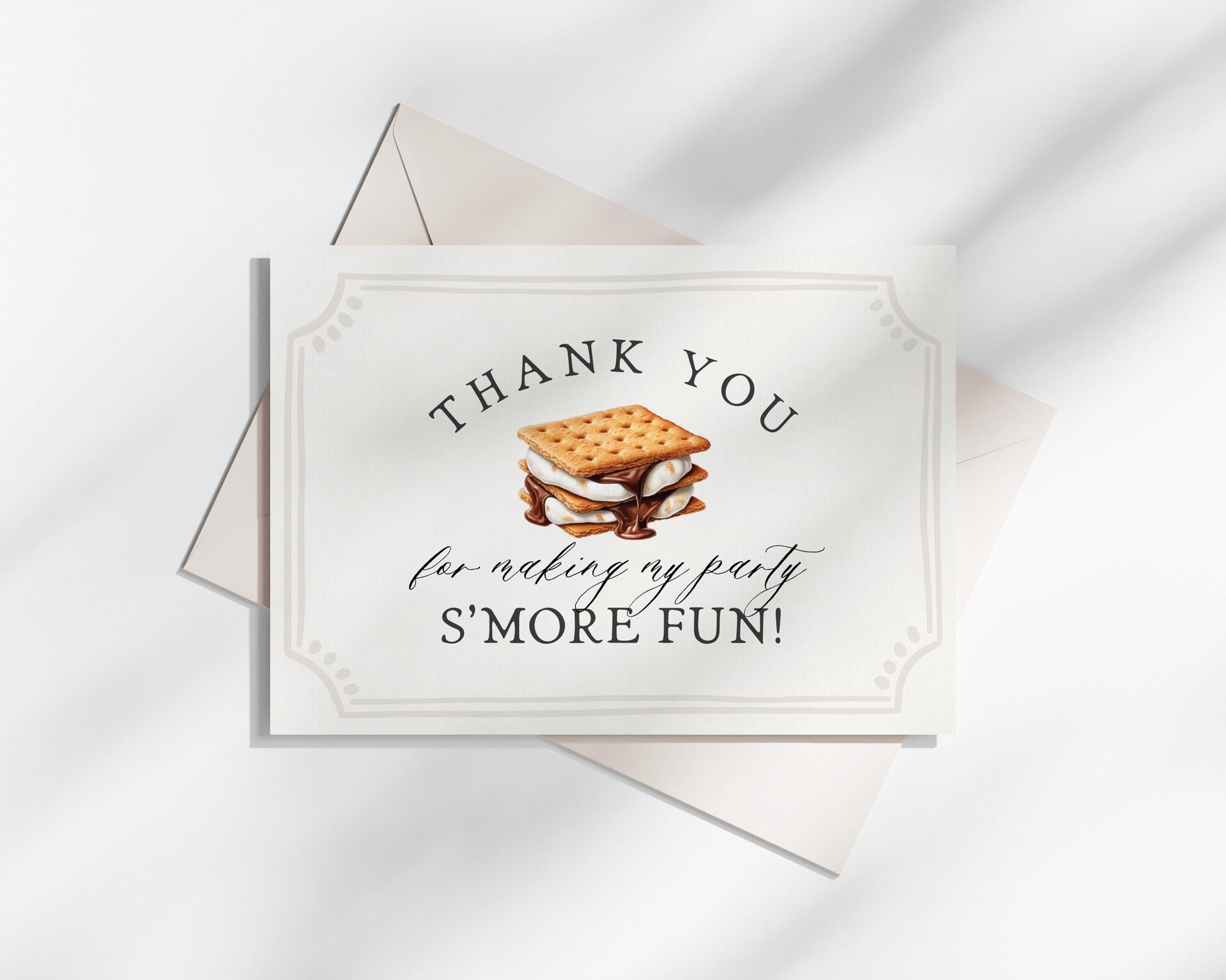 S'more Fall Bonfire Baby Shower Bundle Printable Template, Smore to Love Baby Sprinkle for Gender Neutral Backyard Baby Shower WP1012