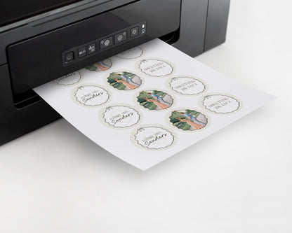 Black Coquette Bow Bridal Shower Cupcake Topper Template, Beige Striped Doodle Bow Bridal Brunch with the Bride Tying the Knot Shower WP1062