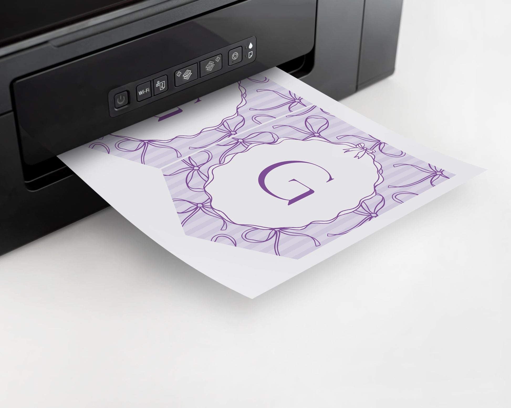 Purple Coquette Bow Bridal Shower Banner Template, Editable Lavender Bridal Brunch Kit, DIY Printable Tying The Knot Shower WP1063