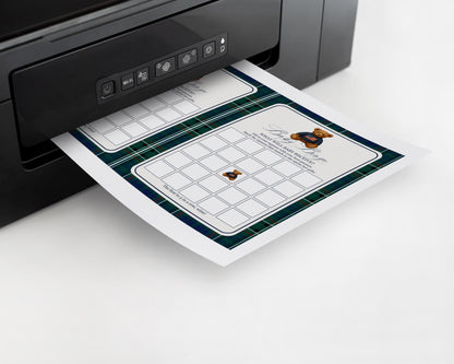 Preppy Bear Baby Shower Games Template, We Can Bearly Wait Old Money Baby Sprinkle, Tartan Plaid Polo Club Nesting Party WP1079