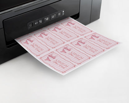 Red Heart Lingerie Shower Place Cards Template, Pink Panty Party Bachelorette Party, Sweetheart February Bridal Shower, Spoil Her WP1077