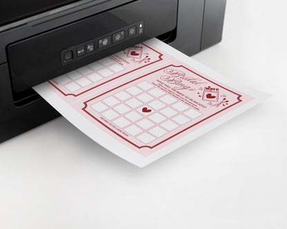 Perfect Match Bridal Shower Games Set Printable Template, Match Made In Heaven Lingerie Shower, Matchbox Theme Bachelorette Party WP1084