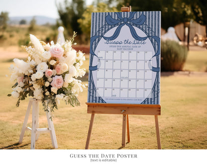 Blue Jean Baby Shower Bundle Printable Template, Denim Baby Sprinkle, Americana Brunch with Mom to Be WP1089