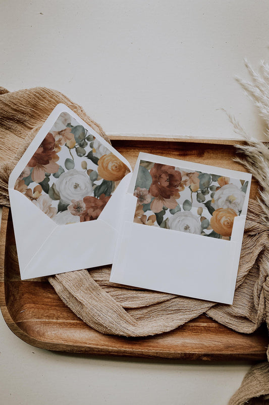 Espresso Floral Envelope Liner Template, Old Money Love Brewing Bridal Shower, Night Before Rehearsal, Modern Vintage Wedding WP1091