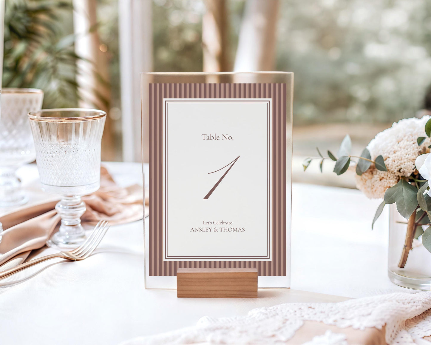 Espresso Martini Striped Table Numbers Template, Old Money Bridal Shower, The Night Before Rehearsal Dinner, Modern Vintage Wedding WP1091