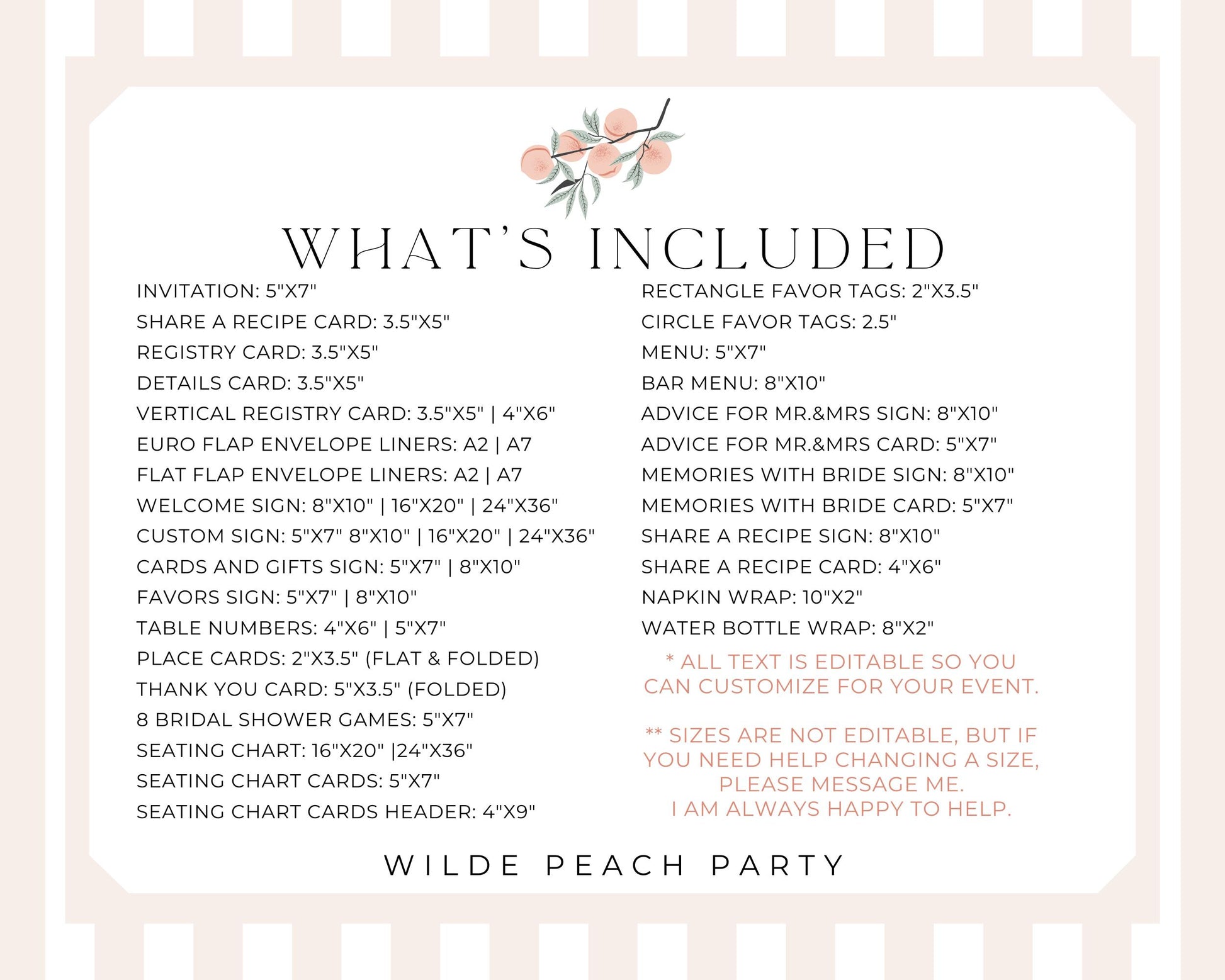 Martini Striped Bridal Shower Template Bundle, Olive Green Old Money Tini Bit Closer Bridal Brunch, Modern Vintage Brunch with Bride, WP1092