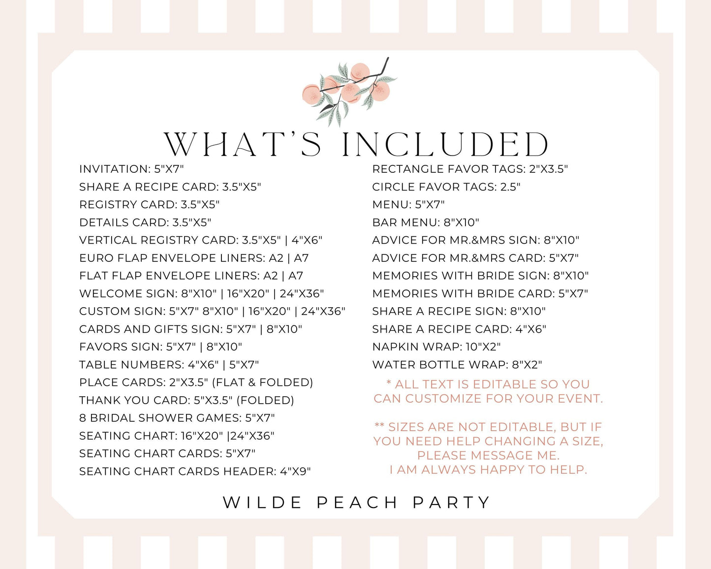 Wine Striped Bridal Shower Template Bundle, Burgundy Old Money Vino Before Vows Bridal Brunch, Modern Vintage Brunch with Bride WP1093