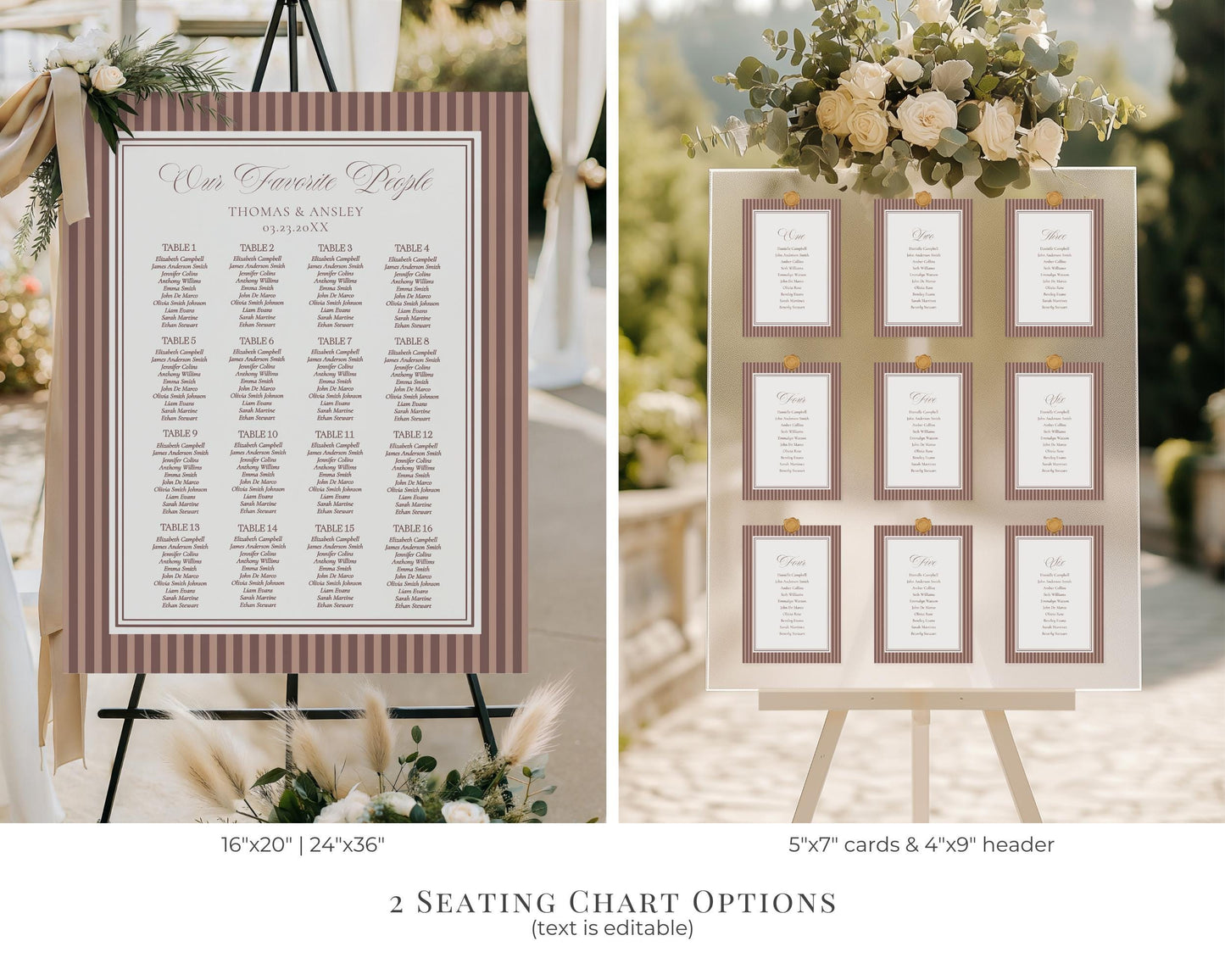 Espresso Martini Striped Bridal Shower Template Bundle, Old Money Love is Brewing Bridal Brunch, Perfect Match Modern Vintage Party WP1091