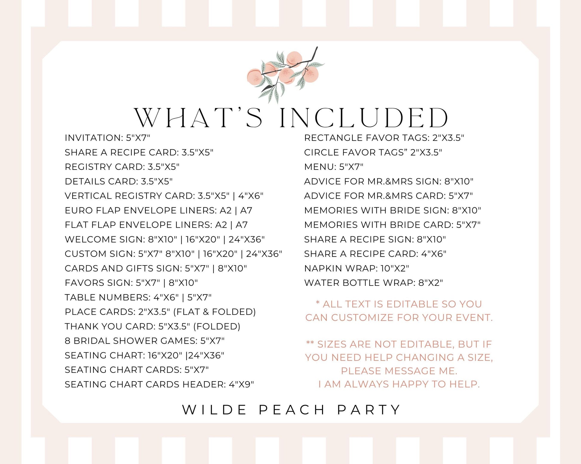 Espresso Martini Striped Bridal Shower Template Bundle, Old Money Love is Brewing Bridal Brunch, Perfect Match Modern Vintage Party WP1091