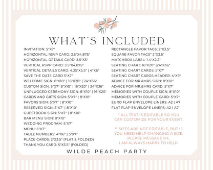 Brown Harlequin Pattern Wedding Template Bundle, Checkered Old Money Luxury Ceremony Black and White Wedding Reception WP1098