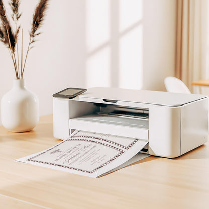 Brown Harlequin Pattern Recipe Card Bridal Shower Template, Checkered Old Money Luxury Bridal Brunch WP1098