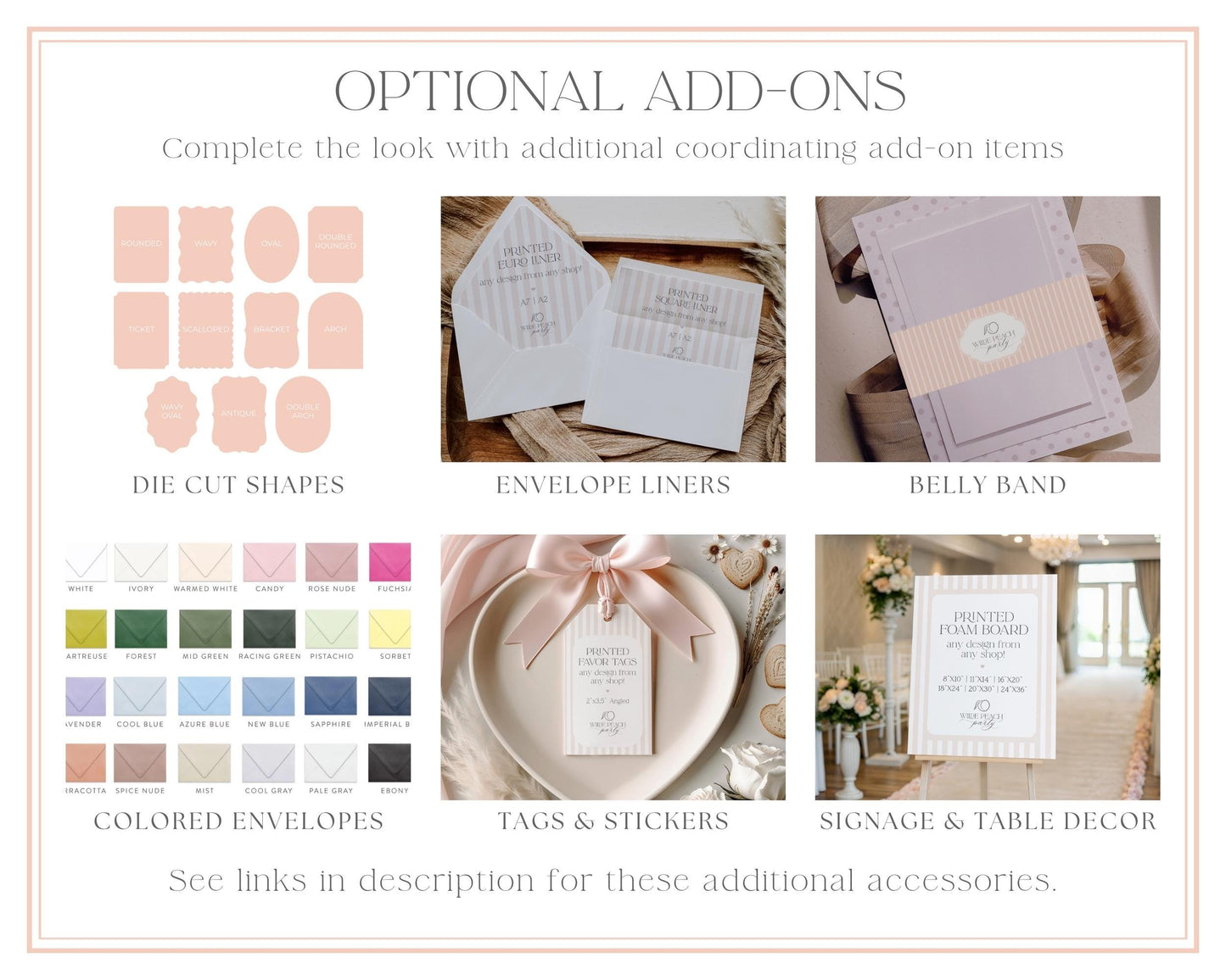 Pink Cocktail Party Place Cards, Printed & Shipped, Cocktail Party Stationery