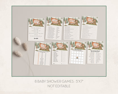 National Park Baby Shower Bundle Printable Template