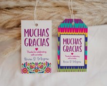  Fiesta Favor Tags Instant Download, Engagement Shower, wedding shower tags, Printable, Editable Template, birthday tags, corjl file
