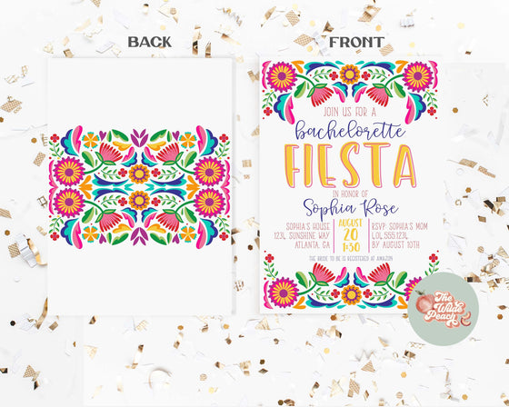 Fiesta Baby Shower Party Invitation Printable Template, mexican gender neutral baby shower, books for baby, INSTANT DOWNLOAD diaper raffle