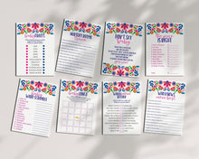  Fiesta baby shower games bundle, baby shower games template, Mexican shower games