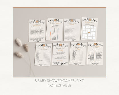 Little Pumpkin Baby Shower Bundle Printable, fall Baby Shower Games, autumn Baby Shower Invite, gender neutral baby shower, baby sprinkle