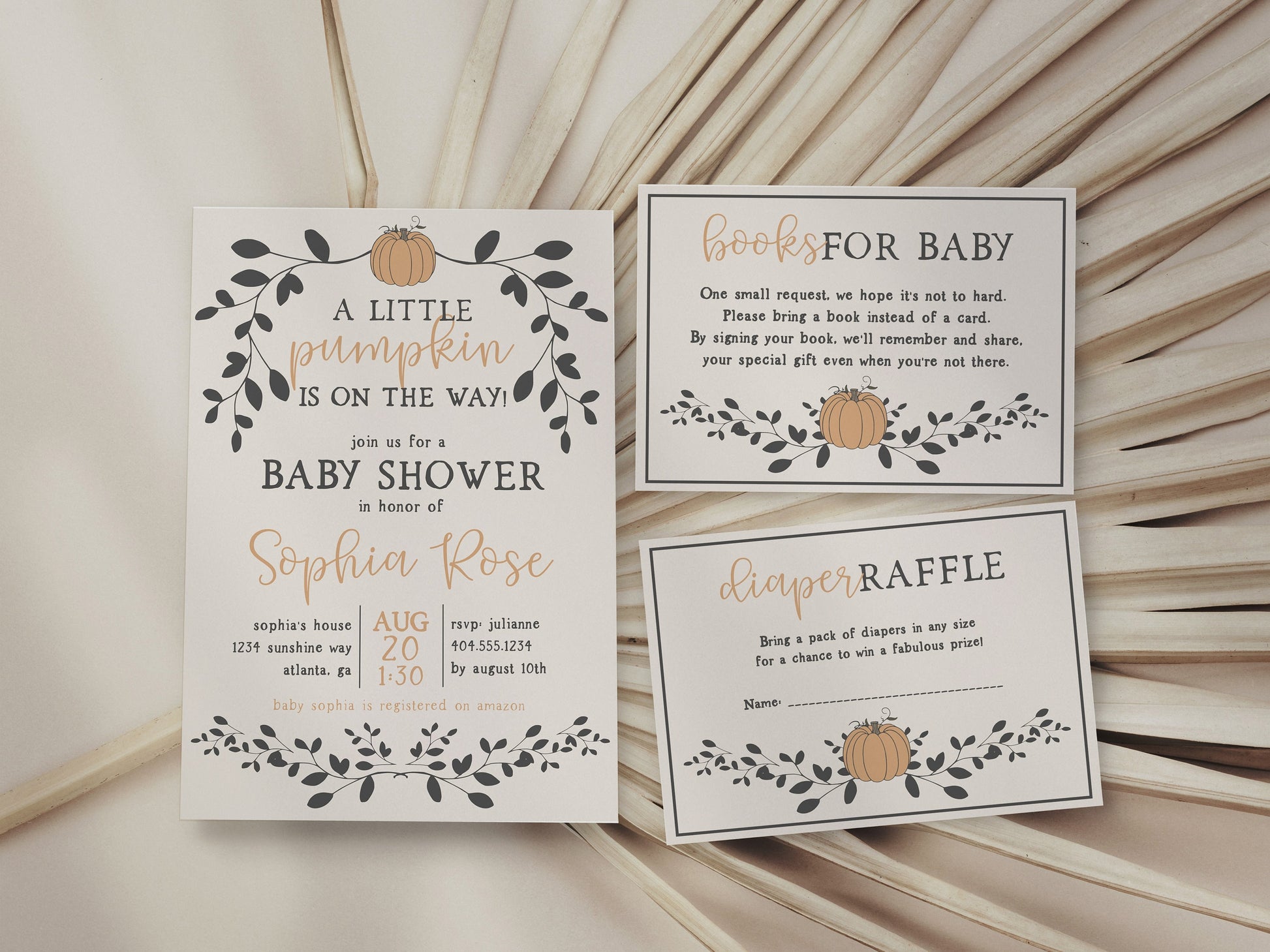 Little Pumpkin Baby Shower Bundle Printable, fall Baby Shower Games, autumn Baby Shower Invite, gender neutral baby shower, baby sprinkle