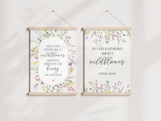 Delicate Wildflower Party Signage Printable Party Decor, wildflower baby shower decor, floral bridal shower print|wildflower printable party