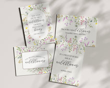  Delicate Wildflower Party Signage Printable Party Decor, wildflower baby shower decor, floral bridal shower print|wildflower printable party