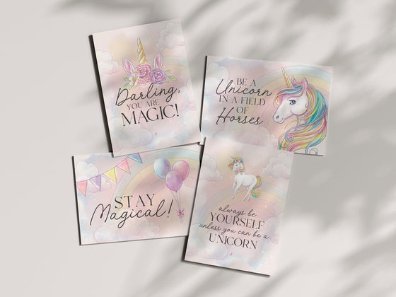 Unicorn Birthday Bundle Printable, Editable Unicorn Invitation Party Package Unicorn Party Pack, Unicorn Theme 1st Birthday Instant Download