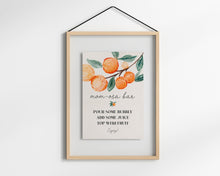  Little Cutie is on the Way Mom-osa Bar Sign Printable Template, citrus baby shower mimosa bar sign, tangerine gender neutral baby shower