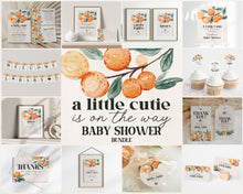  Little Cutie is on the way Baby Shower Bundle Printable, cutie baby Shower Invitation Bundle, spring summer baby shower, cutie baby shower