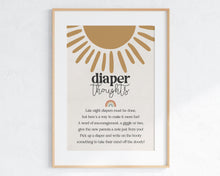  You are my sunshine diaper thoughts for baby, sun baby shower, late night diapers notes advice for parents to be, gender neutral baby shower