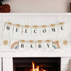 You are my sunshine baby shower banner, personalized banner little ray of sunshine decor for gender neutral baby shower, rainbow baby shower