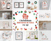 Oh What Fun Birthday Bundle Printable Template, December instant download Christmas gender neutral Winter holiday birthday party for boy