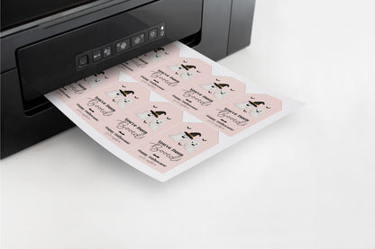 Pastel Pink You've Been Booed Tag Instant Download, Happy Halloween Tradition Gifts for Neighbors, Halloween Treat Tag, Printable Template