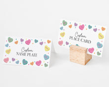  Little Sweetheart Candy Place Cards Printable for Girl Baby Shower or Birthday Party, instant download, February winter valentines party