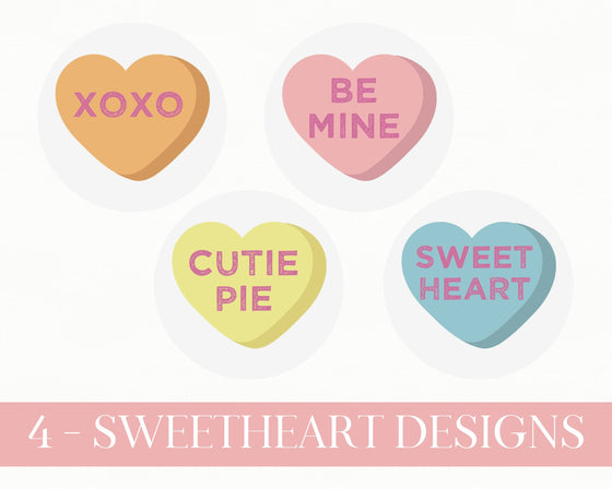 Little Sweetheart Candy Cupcake Toppers Printable, February winter baby shower or birthday party for girl, Little Valentine Day Party