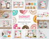 Donut Sprinkles Birthday Party Bundle Printable Template, Oh Sweet Donut Birthday for Girl Sweet Celebration You Donut want to miss this