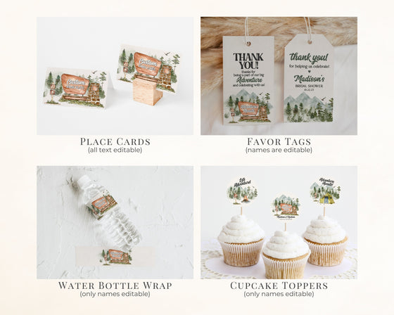 National Park Bridal Shower Bundle Printable