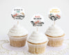 Dirt Bike Birthday Cupcake Toppers Printable Template, Race on over Little Racer is a Fast ONE, motor bike TWO Fast racing theme Off-road