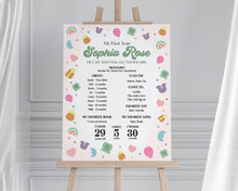  Lucky Shamrock St Patricks First Year Milestone Sign Printable Template, instant download March Lucky One 1st birthday for Girl, Irish Bday